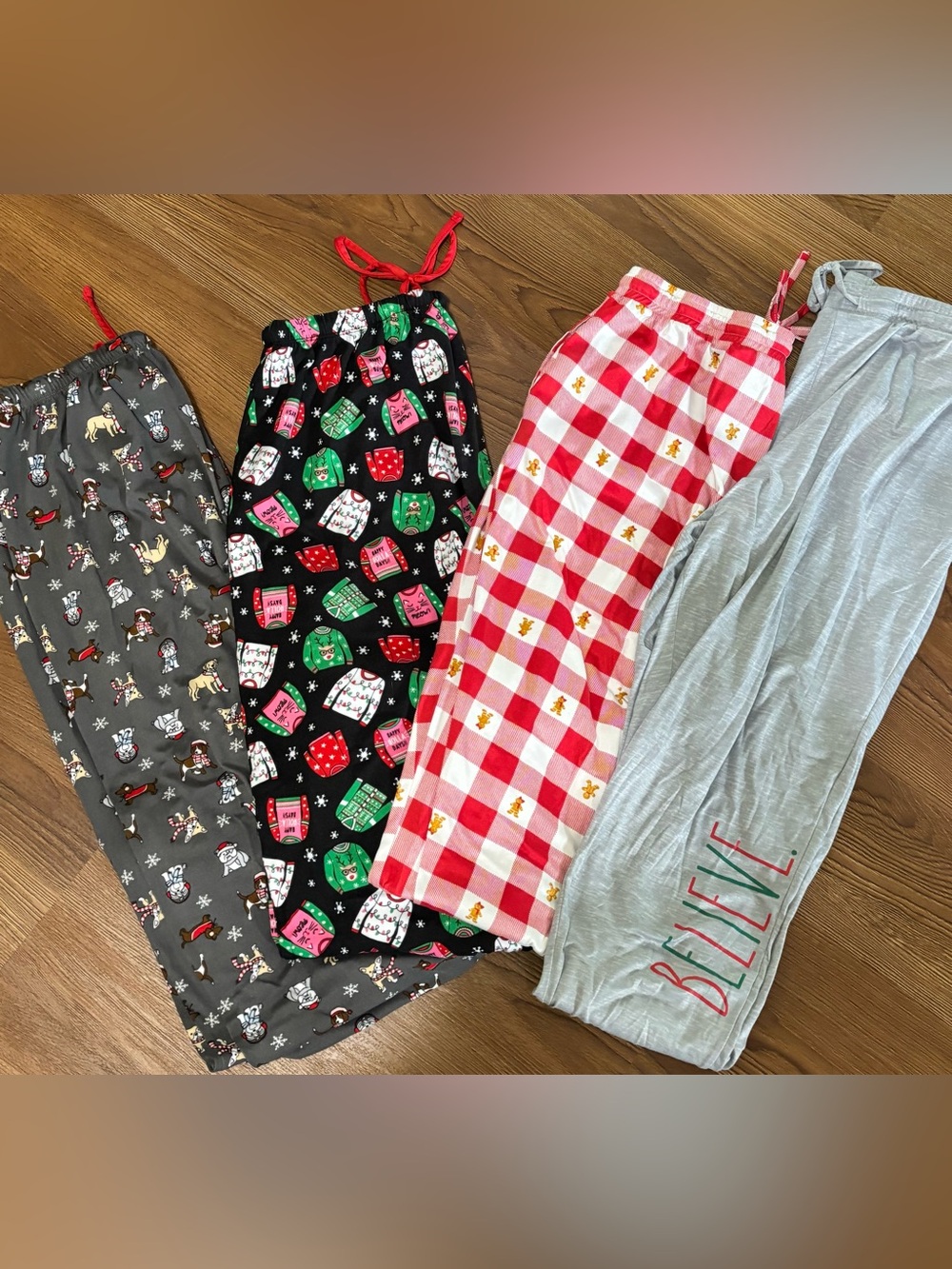 4PC Holiday PJ Pants